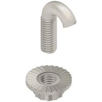 Niedax GRSM6V Hakenschraube GRSM 6 V ** Gewinde M6 m.verzahnter Flanschmutter (Inhalt 50 Stück)