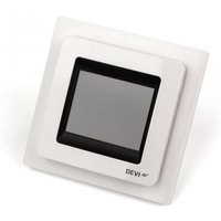 DEVI DEVIreg Touch polarweiß 140F1071 UP Uhren-Thermostat 16A, 230V mit Rahmen