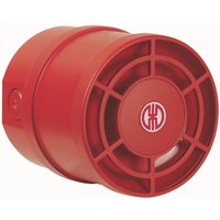 Werma Mehrtonsirene WM 32 Töne 14015050 9-28VDC rot Wandmontage