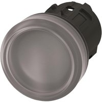Siemens 3SU10016AA700AA0 Leuchtmelder 22mm rund klar Linse glatt (Inhalt 5 Stück)