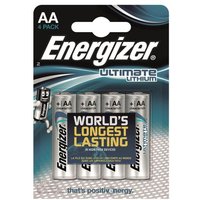 Energizer Batterie Lithium UCE91B4 24615 1,5V Mignon AA 3000mAh 4er Blister