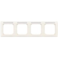 BJ Rahmen waagerecht 4-fach 1734 NS-914 beschriftbar aws Busch-Balance SI