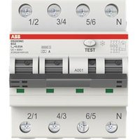 ABB FI/LS-Schalter DS203NCA-B32/0,03 DS203NCA-B32/0,03 6kA, 3P+N, Typ A, B