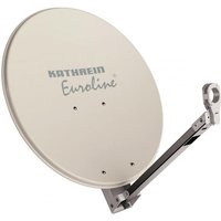 KATH Offset-Parabol-Spiegel KEA 750/W 75cm Alurefl. Metall-Rückenteil weiß