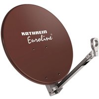 KATH Offset-Parabol-Spiegel KEA 850/R 85cm Alurefl. Metall-Rückenteil rotbraun