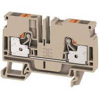 Weidmüller A2C 6 Durchgangsklemme beige 2Anschlüsse 6,0qmm 41A 1992110000 (Inhalt 50 Stück)