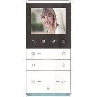 TCS TASTA 3,5 Video- IVW5110-0145 Innenstation AP Weiss/Schwarz (SW Rahmen