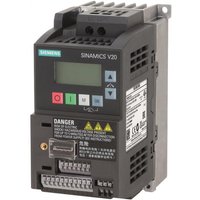 SIEM SINAMICS V20 6SL3210-5BB17-5UV1 1AC200-240V-10/+10% 47-63Hz 0,75kW o.Fil
