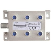 WISI Verteiler 6-fach DM06D 5-1300MHz 9,4dB Klasse A (+10dB)