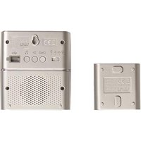 Legrand 094271 Funk Gong Set Premium MP3 LED Gong Klingeltast.30Melod. Aluminium
