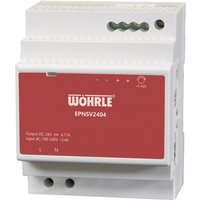 Wöhrle Netzgerät 1ph. E90-264V EPNSV2404 AC A:24VDC 4,2A Verteilereinbau