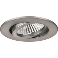 BRUM Einbaustrahler rund 6W chrom BB03 650lm 3000K DA68 ET36 inkl dim. Konvert