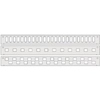 Easylan LWL-Spleißgehäuse Basic LSB1C334 1HE 24x LC-Duplex Standard OM4 ausziehb.