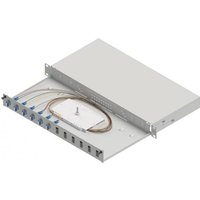 Easylan LWL-Spleißgehäuse Basic LSB1A225 1HE 6x LC-Duplex Standard OS2 ausziehbar