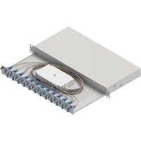 Easylan LWL-Spleißgehäuse Basic LSB1C335 1HE 24x LC-Duplex Standard OS2 ausziehb.
