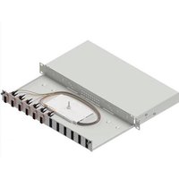 Easylan LWL-Spleißgehäuse Basic LSB1A114 1HE 6x SC-Duplex Standard OM4 ausziehbar
