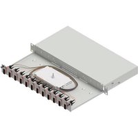 Easylan LWL-Spleißgehäuse Basic LSB1B114 1HE 12x SC-Duplex Standard OM4 ausziehb.