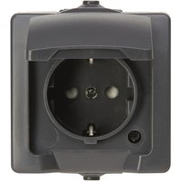 Kopp NAUTIC 1f Schutzkontakt 107815006 Steckdose m.Klappdeckel u.erhöhtem Kopp NAUTIC 1f Schutzkontakt 107815006 Steckdose m.Klappdeckel u.erhöhtem