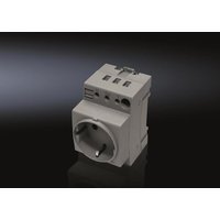 Rittal Steckdose 1=2 SZ 2506120 f.Tragschienenmontage 250V / 16A