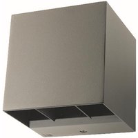 SGL Wandleuchte ARTES IP65 grafit 641704 8W 340lm 3000K dim, Winkel verstellbar