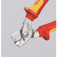 Knipex VDE-Kabelschere 9516160 m.Stufenschneide
