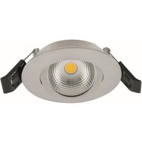 EVN Einbaustrahler Compacto ESW44N61502 6W 683lm 3000K IP44 dim schwenk DA68 alu