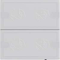 GIRA 5002028 Tastsensor4 Komfort 2fach OneKNX TS4 Anthrazit