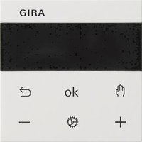 GIRA 539303 S3000 Raumtemperaturregler Display System 55 Reinweiß glänzend