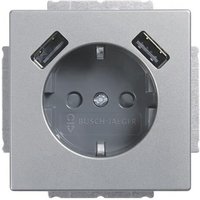 BJ Schuko/USB Steckdose 20 EUCB2USB-866 pur USB-Ladestation edelst