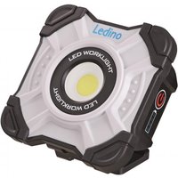 Ledino Akku-Handleuchte Schönau 2,2Ah 1000lm 6500K, 3 Stufen, USB Ladek., IP54
