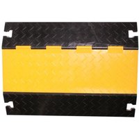 Walther Kabelbrücke 4K gerade 39870045 Vollgummi schwarz/gelb LxBxH:910x590x75