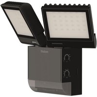 Theben LED-Strahler m theLeda S17-100 BK Bewegungsmelder f.Wandmontage 1020803