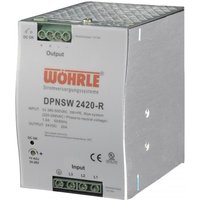 Wöhrle Netzgerät 3phas. DPNSW2420-R E:340-550VAC A:24VDC 20A DC-OK LED Rel.