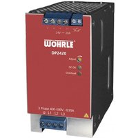 Wöhrle Netzgerät 3ph. E:340-550V DP2420 AC A:24VDC 20A Rel.DC-OK LED Power-Boost
