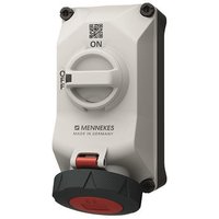 Mennekes Wandsteckdose DUO R 5704403G 32A4P3h 440V IP67