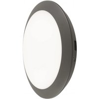 EVN Wand/Deckenleu. IP66 grafit HULK 9,5-18,5W 1050-2000lm 3/4K IK10 D300mm