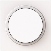 BJ Zentralscheibe 6540-44G-102 Drehdimmer m.Drehknopf weiß