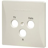 KATH Abdeckplatte 3-Loch ws ESZ 54 RAL9010 (Inhalt 10 Stück)