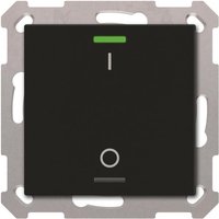 MDT BE-TAL550106.B1 KNX Taster Light 55 1-fach RGBW Schwarz matt Schalten