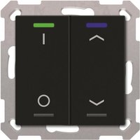 MDT BE-TAL550206.D1 KNX Taster Light 55 2-fach RGBW Schwarz matt Schalt._Jalous.