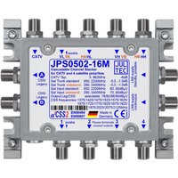 Jultec Einkabelmultischalter JPS0502-16M 5 auf 2/16UB ohne Netzteil