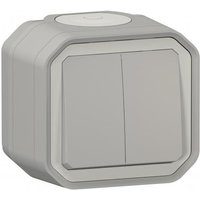 Legrand 069714L Plexo New FRAP IP44 Serienschalter grau 10A