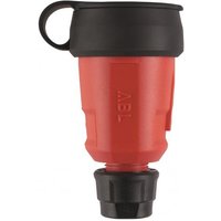 ABL Hightech Kupplung SCHUKO 100000081 Elamid rot Manschette IP44 Typ 1580 (Inhalt 10 Stück)