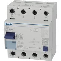 Doepke Fi-Schutzsch. DFS4 040-4/0,03-HP Allstromsensitiv 40A 0,03A N links