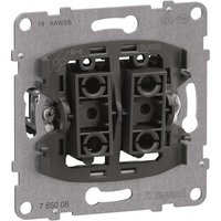 Legrand 765008 SEANO Einsatz Doppelwechselschalter 10AX Steckklemmen