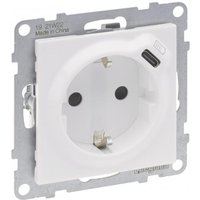 Legrand 765126 SEANO Schuko-Steckdose +USB-C m.Steckklemmen Ultraweiß