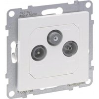 Legrand 765169 SEANO Enddose TV-R-SAT f. HD-TV in der Farbausführung Ultraweiß