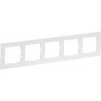 Legrand 765185 SEANO+5-fach Rahmen in der Farbausführung Ultraweiß