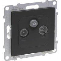 Legrand 765467 SEANO Einzeldose TV-R-SAT f.HD-TV in der Farbausführung Anthrazit