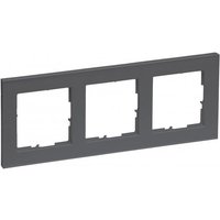 Legrand 765483 SEANO+3-fach Rahmen in der Farbausführung Anthrazit lackiert